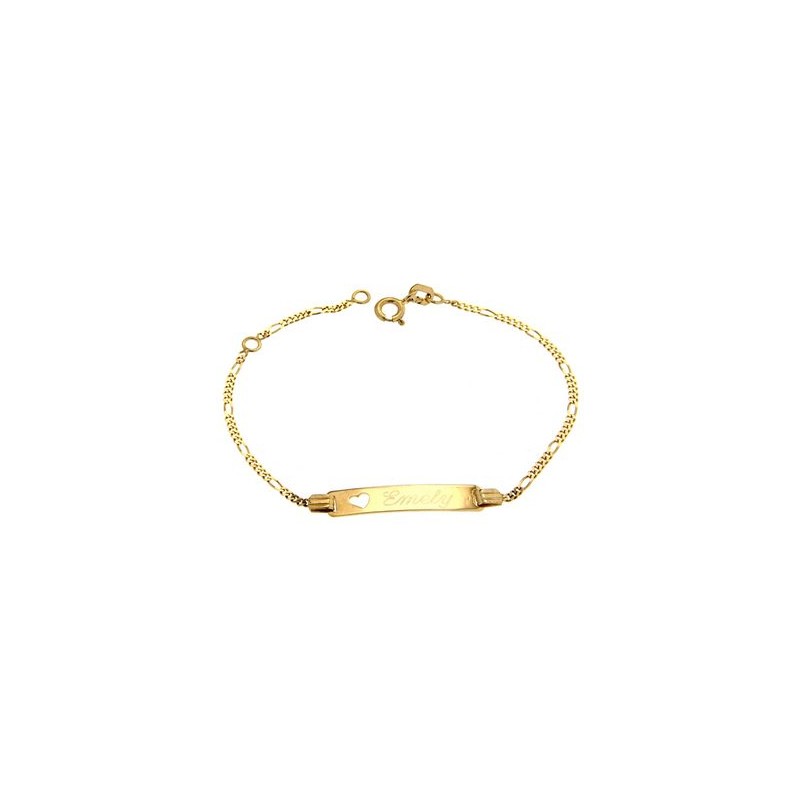 Amor Mädchen Goldarmband gold | Gold Farbe Festtagskinder.de Geburtstag 98 Anlass Größe